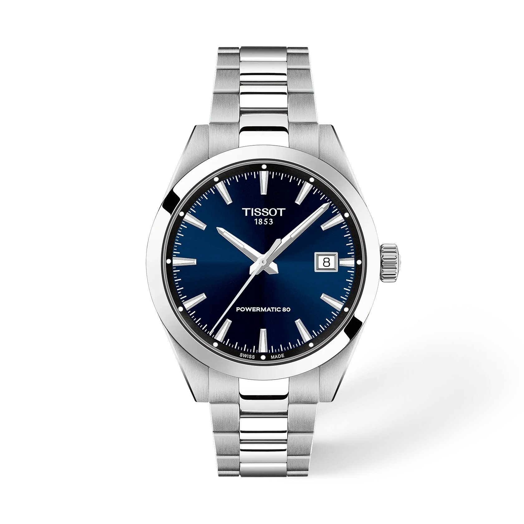 Tissot T-Classic Gentleman Powermatic Blue Dial Stainless Steel Men’s Automatic Watch