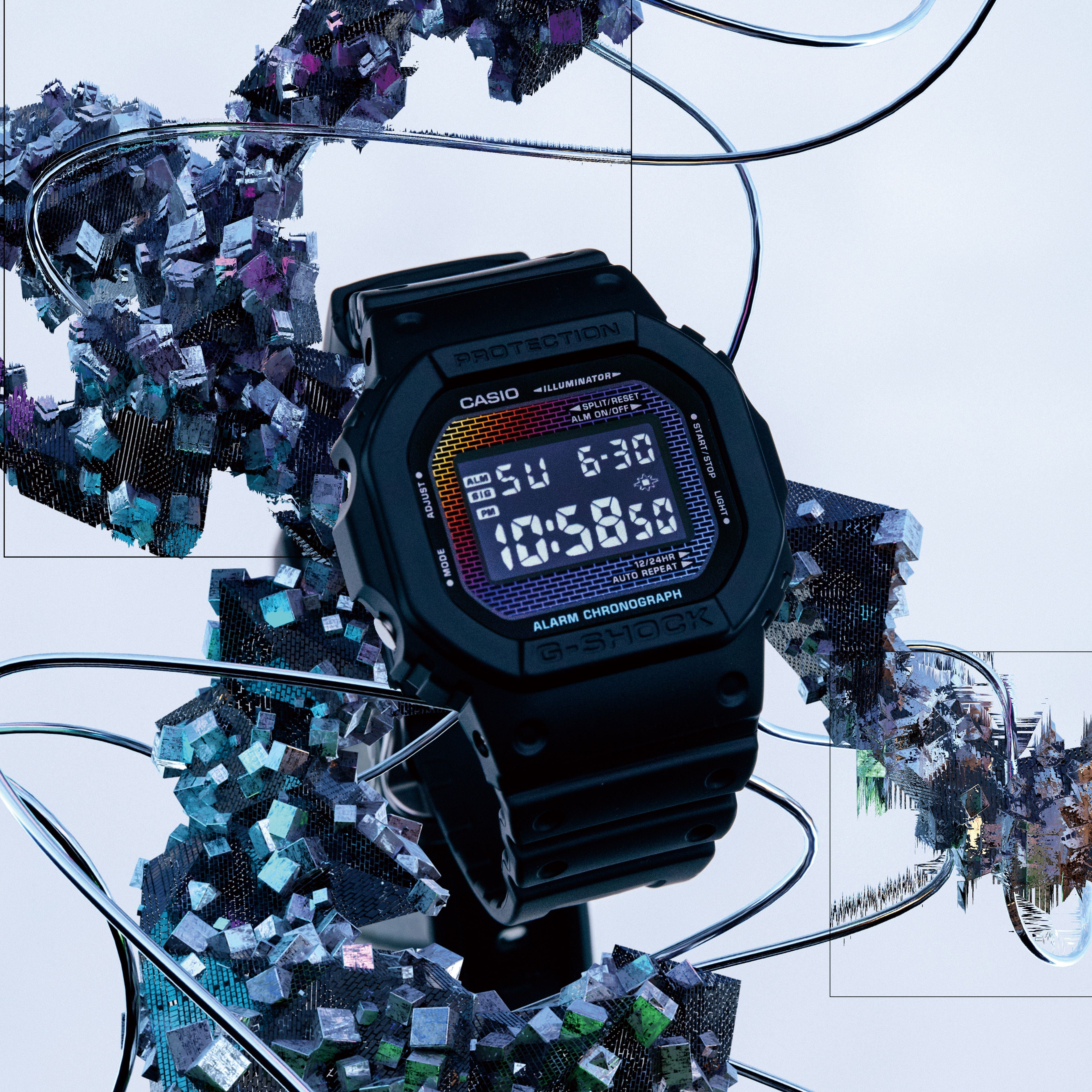 Casio G-Shock Rainbow Dial Digital Watch for Me
