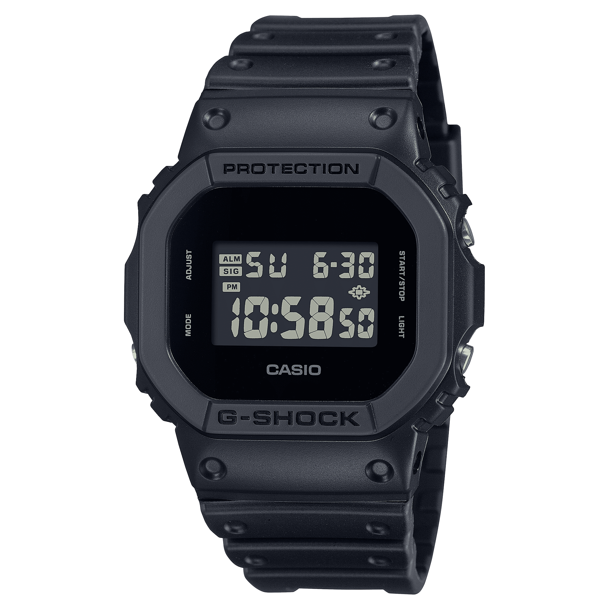 Matte Black Casio G-Shock Digital Watch for Men
