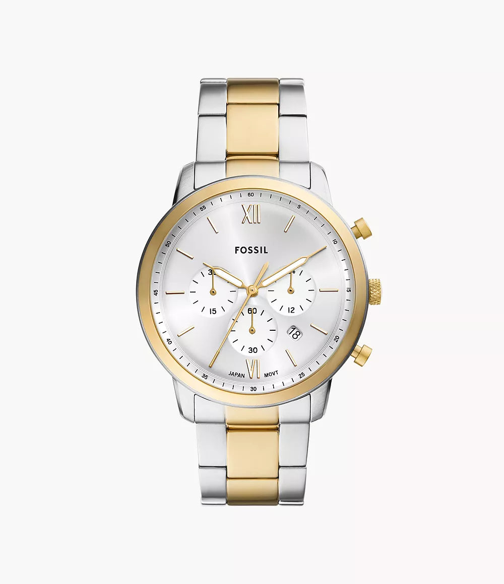 Fossil White Dial Chronograph Men’s Watch