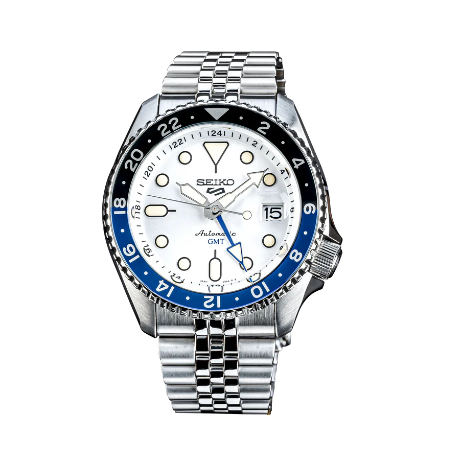 Luxury White Dial GMT Watch for Men