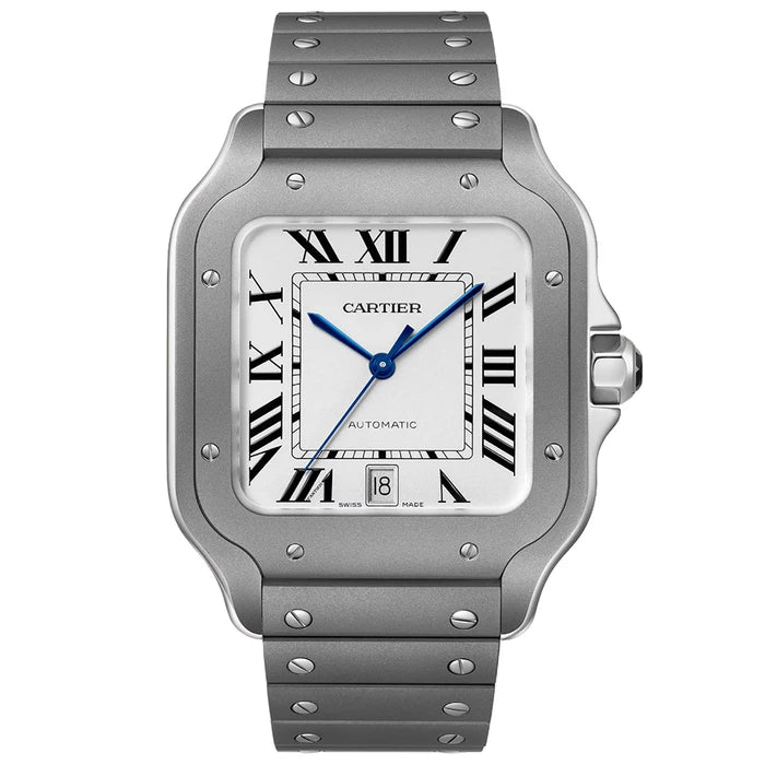Luxury Silver Stainless Steel Watch for Men