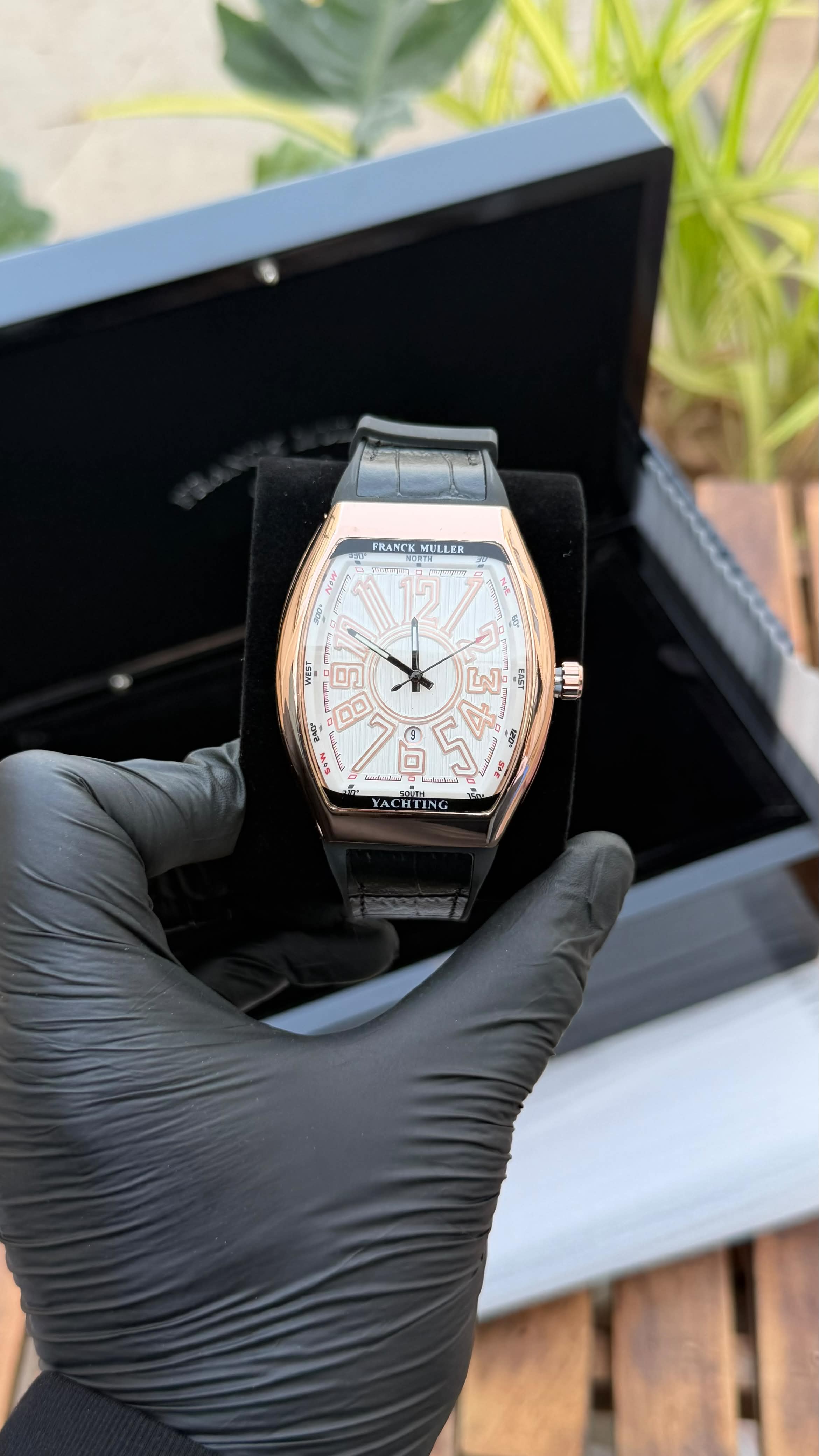 Franck Muller Vanguard Yachting Black Dial Automatic Luxury Watch