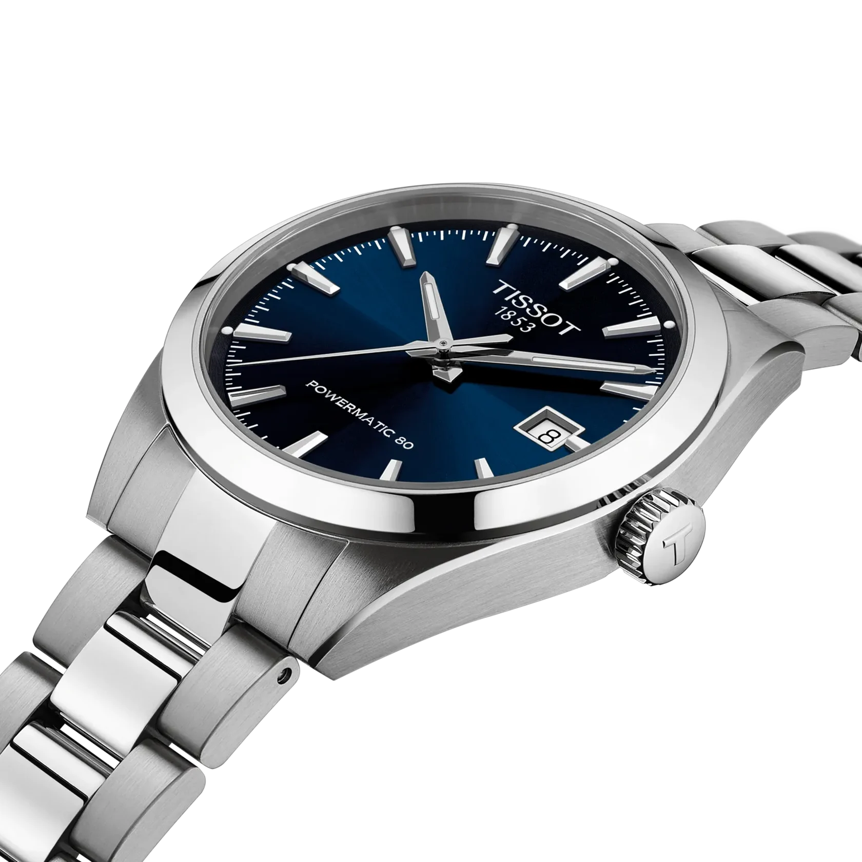 Tissot T-Classic Gentleman Powermatic Blue Dial Stainless Steel Men’s Automatic Watch