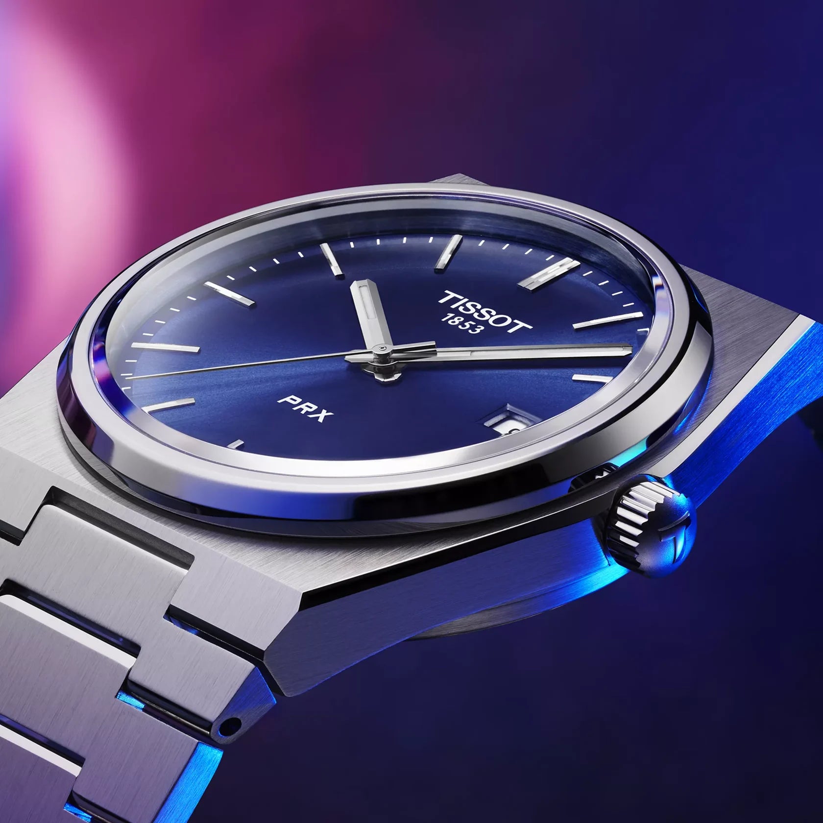 Tissot PRX Blue Dial Men’s Stainless Steel Watch