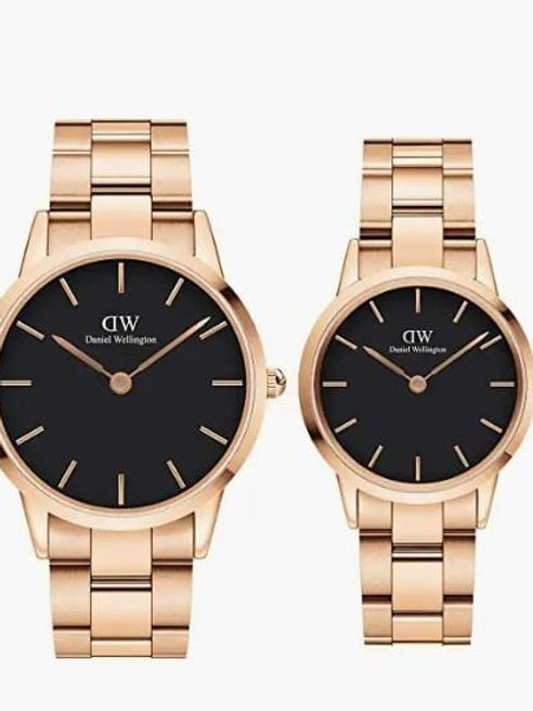 Luxury Noir Couple Watches