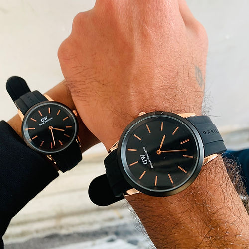 Golden Romance Couple Watch