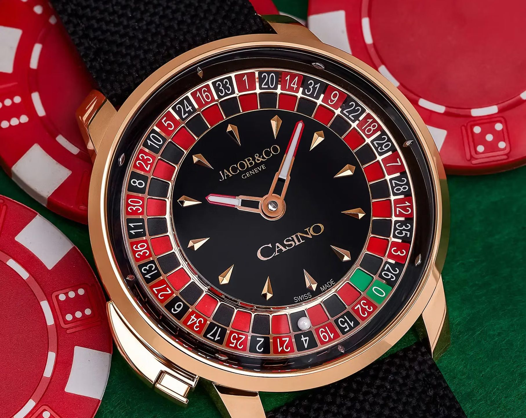 Jacob & Co. Casino Tourbillon Rose Gold