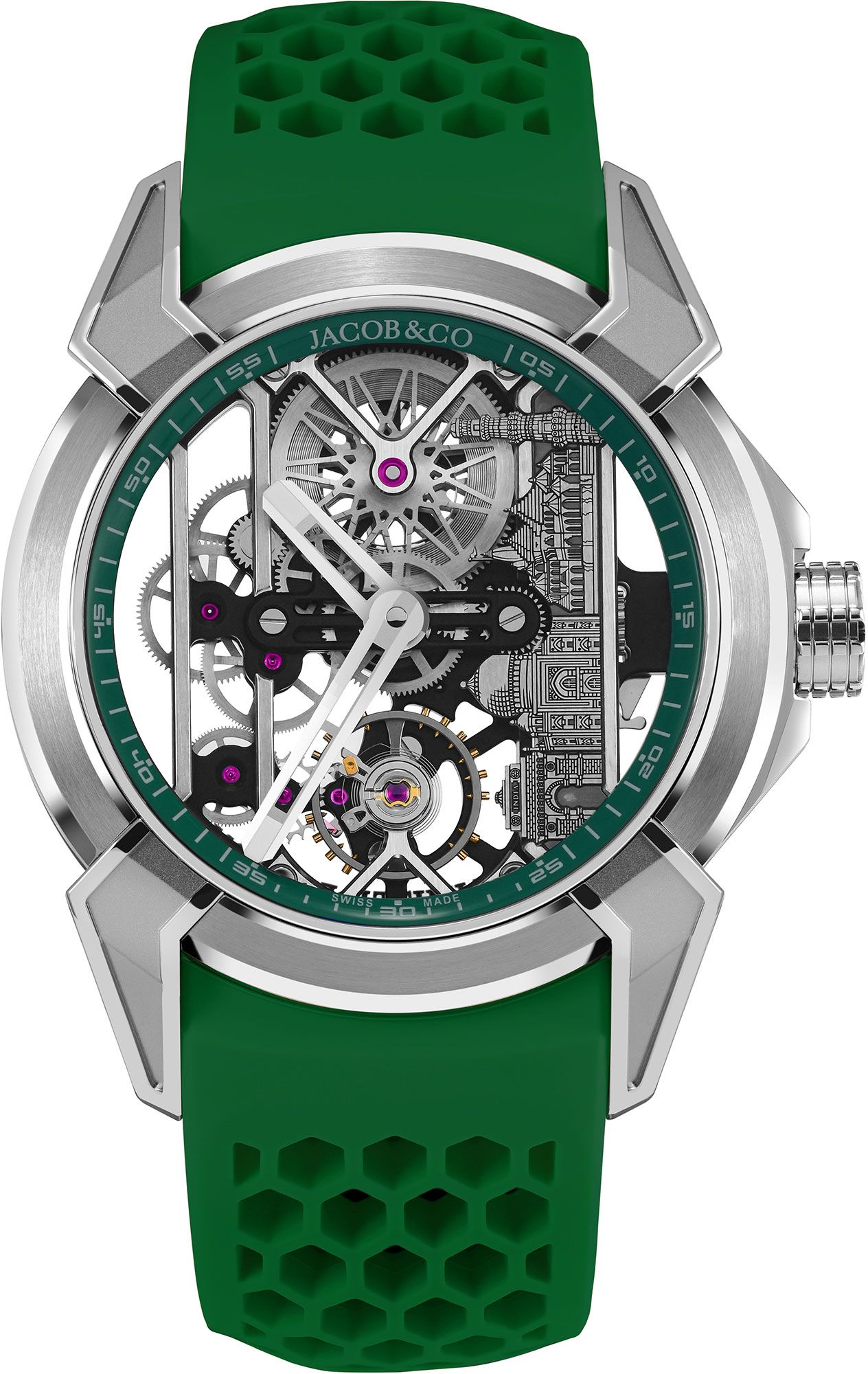 Jacob & Co. Epic X Titanium Green Neoralithe Inner Ring