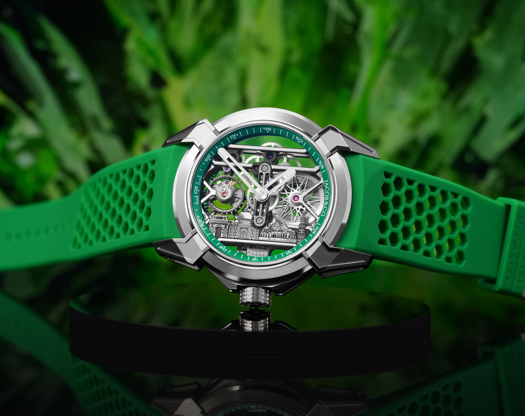Jacob & Co. Epic X Titanium Green Neoralithe Inner Ring