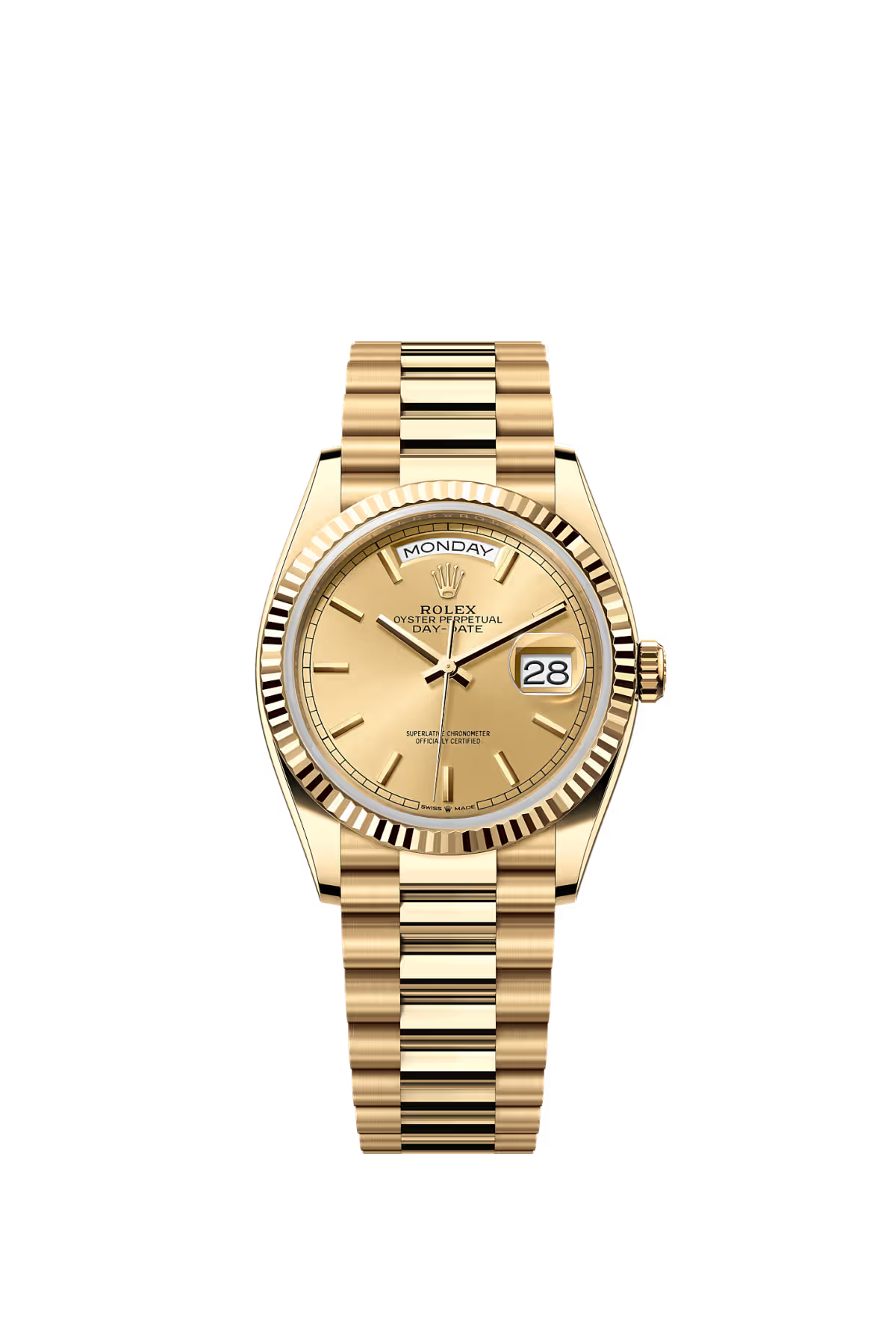 Rolex Gold Elegance Automatic Chain Watch for Men