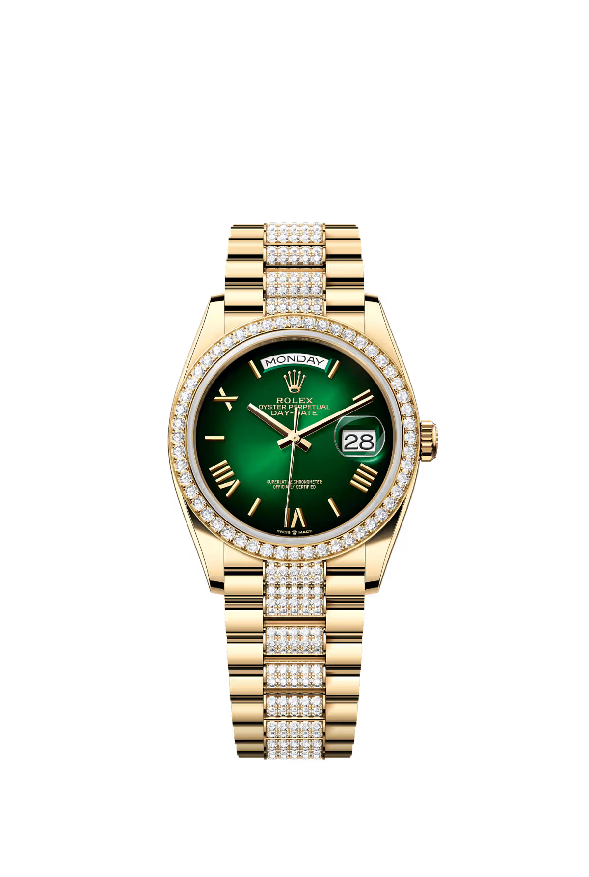 Rolex Emerald Gold Automatic Men’s Watch