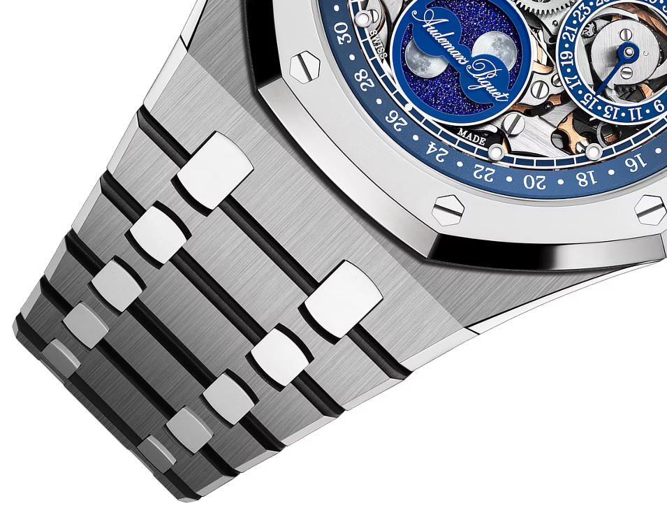 Luxury Blue Dial Stainless Steel Watch for Men