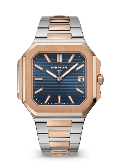 Patek Philippe Nautilus Rose Gold Blue Dial Luxury Men’s Watch