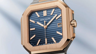 Patek Philippe Nautilus Rose Gold Blue Dial Luxury Men’s Watch