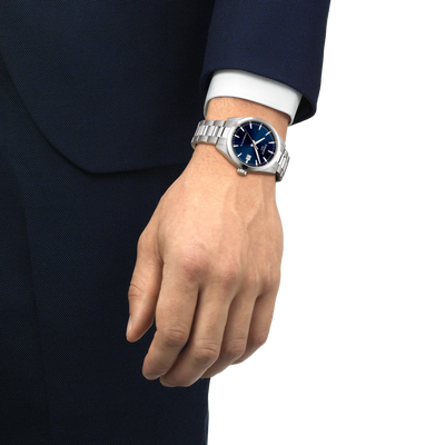 Tissot T-Classic Gentleman Powermatic  Blue Dial Stainless Steel Men’s Automatic Watch