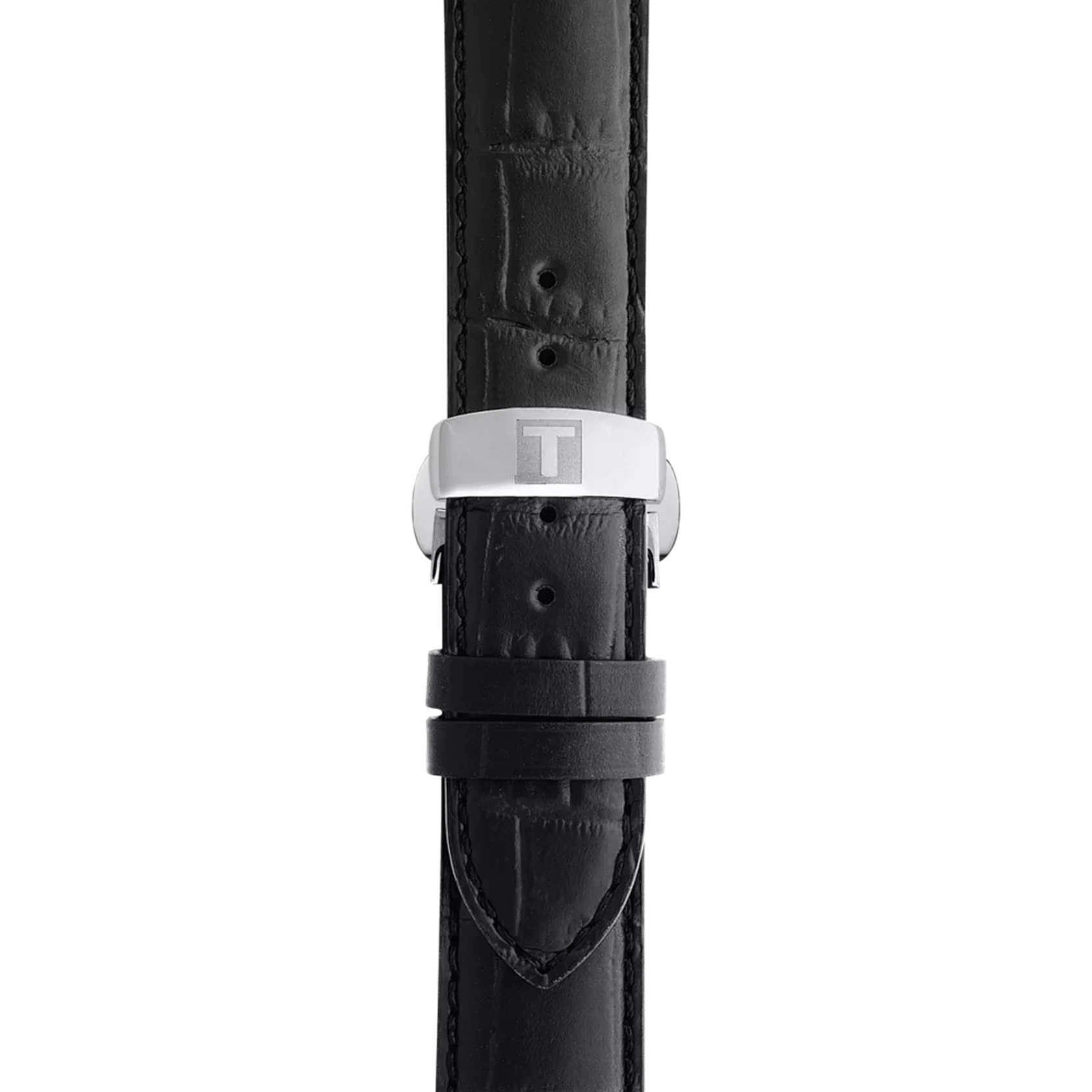 Tissot Le Locle Powermatic 80 Black Dial Leather Strap Men’s Automatic Watch