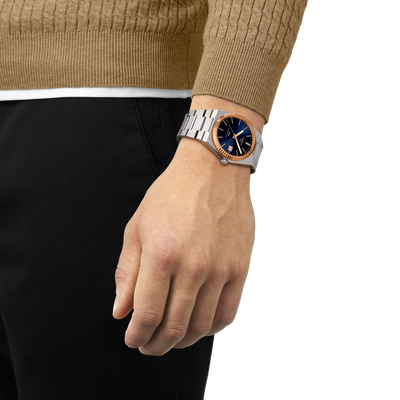 Tissot PRX Powermatic 80 Blue Dial Two Tone Stainless Steel Men’s Automatic Watch