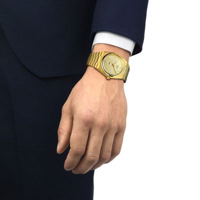 Tissot PRX Gold Dial Stainless Steel Men’s Watch | Luxury Gold Finish Wrist Watch