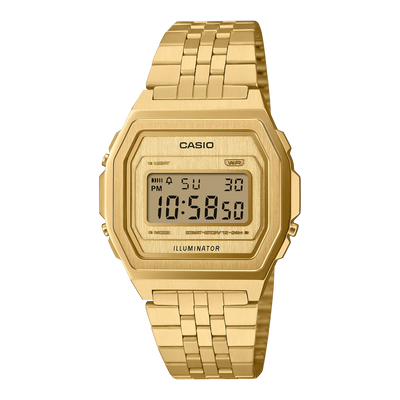 Casio Gold Digital Vintage Stainless Steel Watch