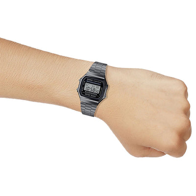 Casio Vintage Black Digital Watch for Men & Women