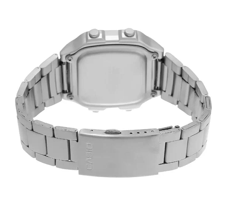 Casio World Time Digital Stainless Steel Watch