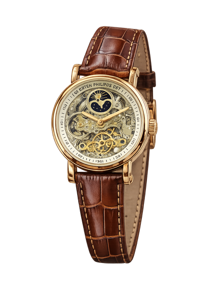 Patek Philippe Automatic Leather Belt Men's Watch