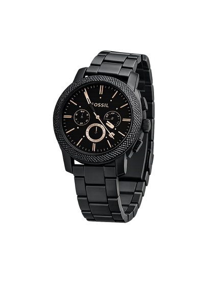 Fossil Black Dial Full Metal Chronograph Men's Watch