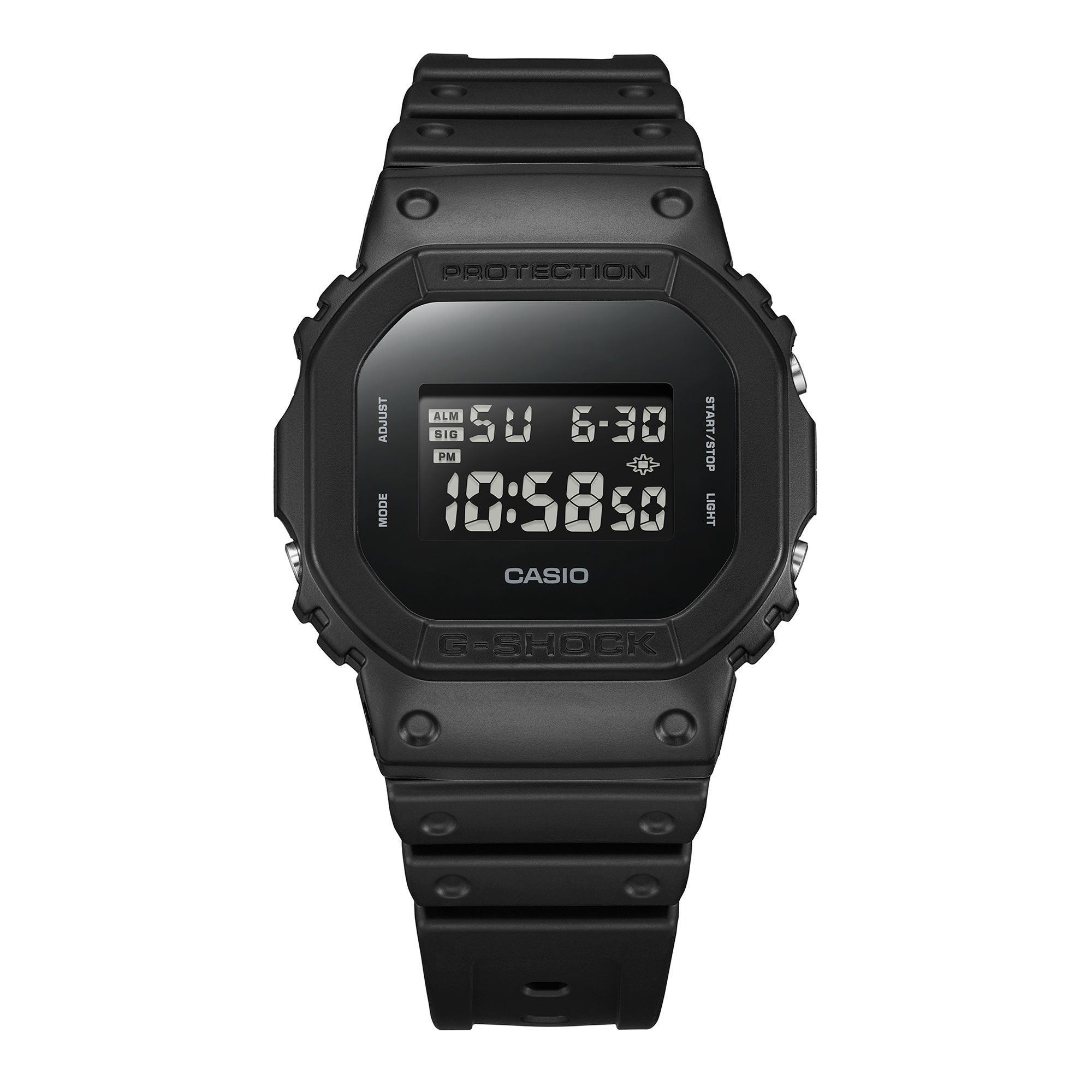 Matte Black Casio G-Shock Digital Watch for Men