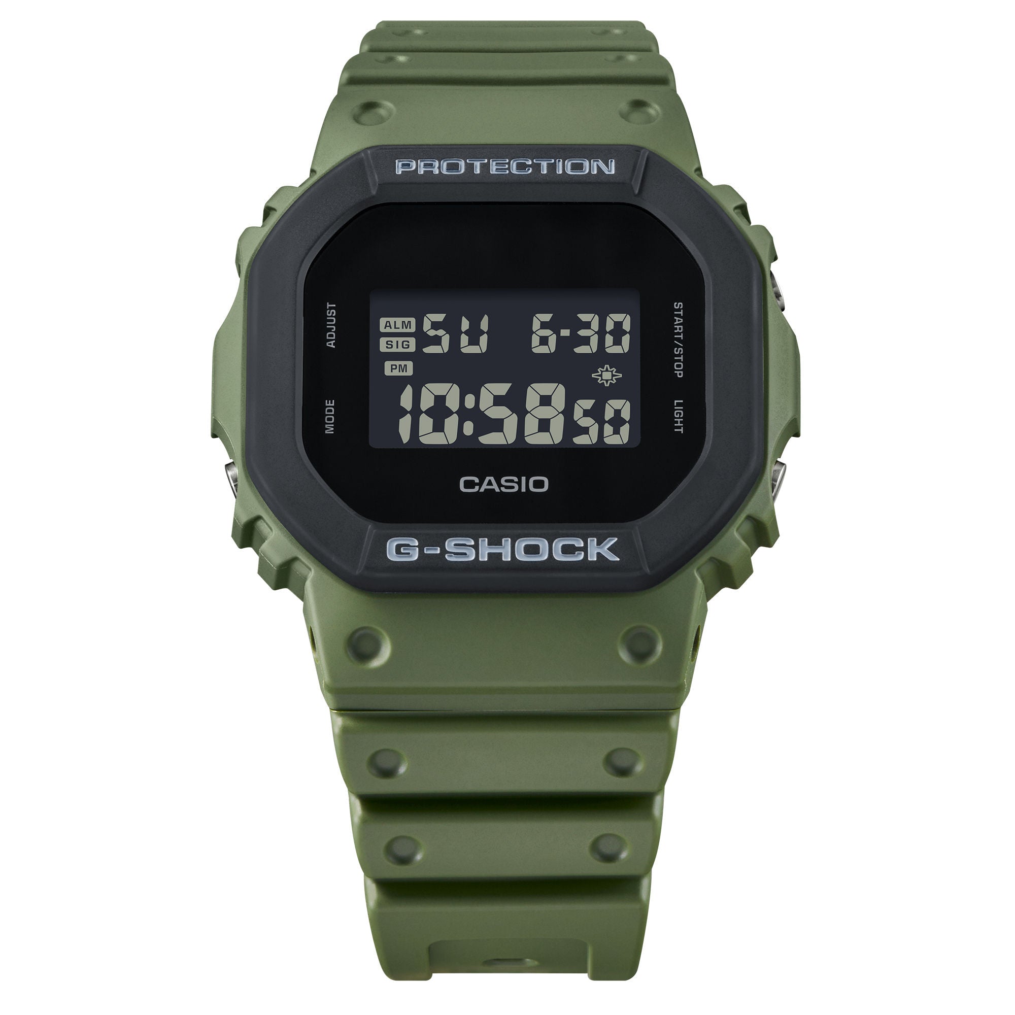 Olive Green Casio G-Shock Digital Watch for Men