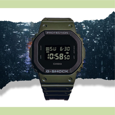 Olive Green Casio G-Shock Digital Watch for Men