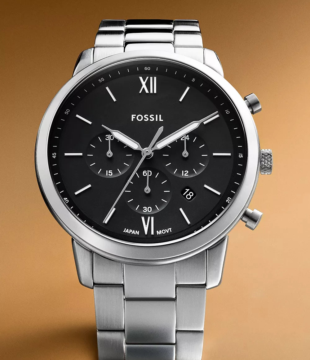 Fossil Black Dial Chronograph Men’s Watch