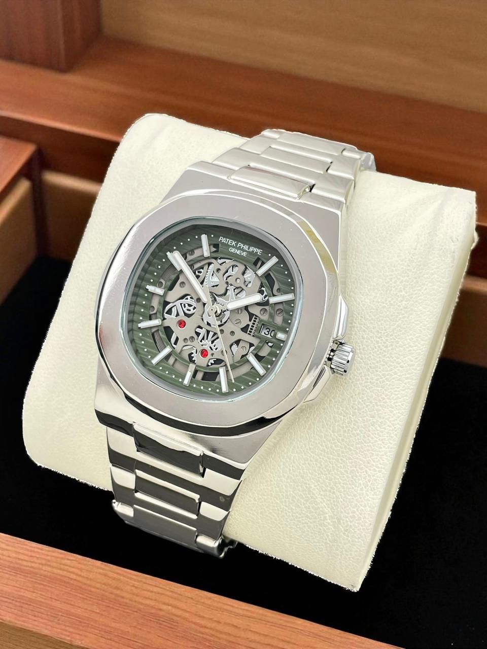 Patek Philippe silver Stainless Steel Men’s Watch
