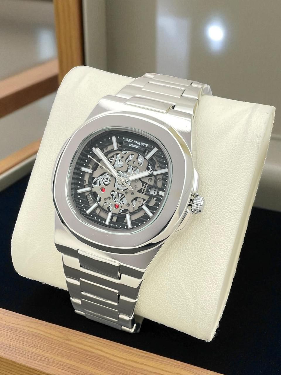 Patek Philippe silver Stainless Steel Men’s Watch
