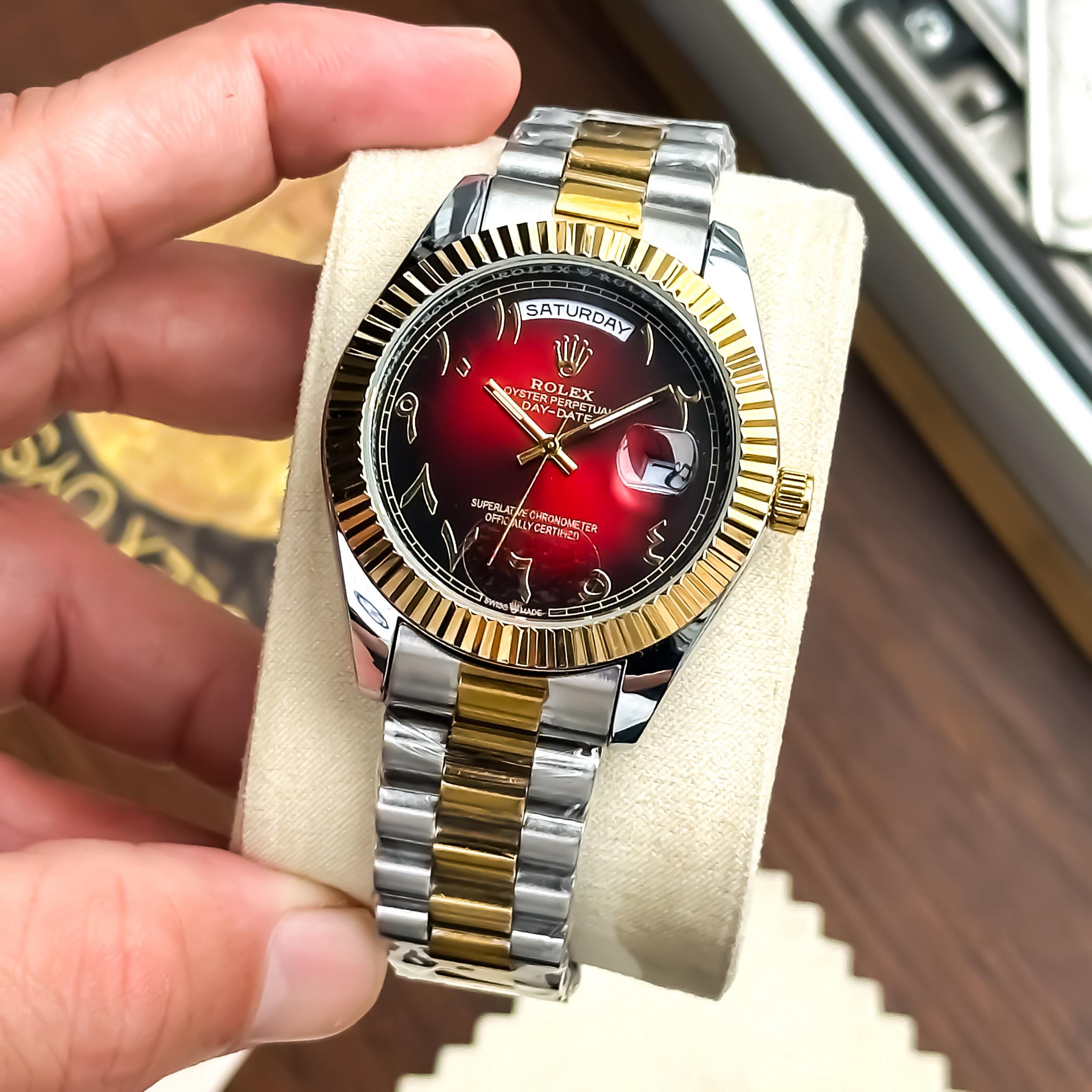 Luxury Two-Tone Datejust Style Watch
