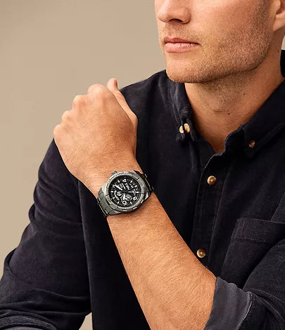 Fossil Black Automatic Skeleton Dial Men’s Watch