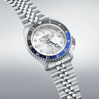 Luxury White Dial GMT Watch for Men