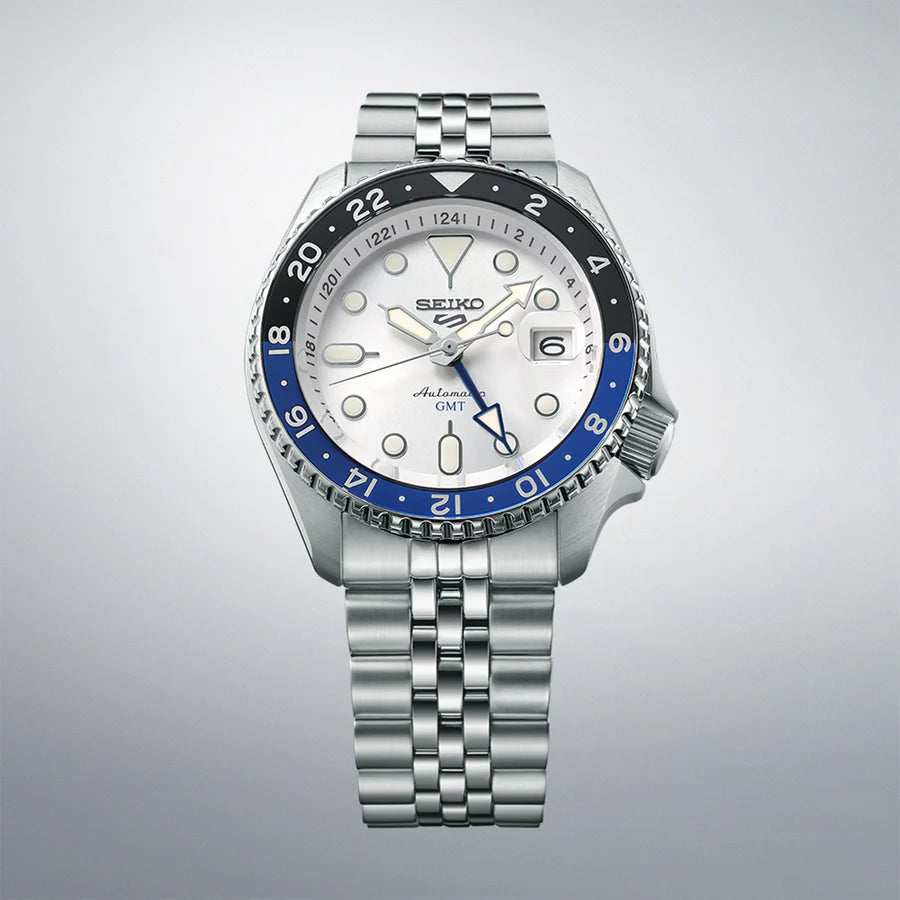 Luxury White Dial GMT Watch for Men