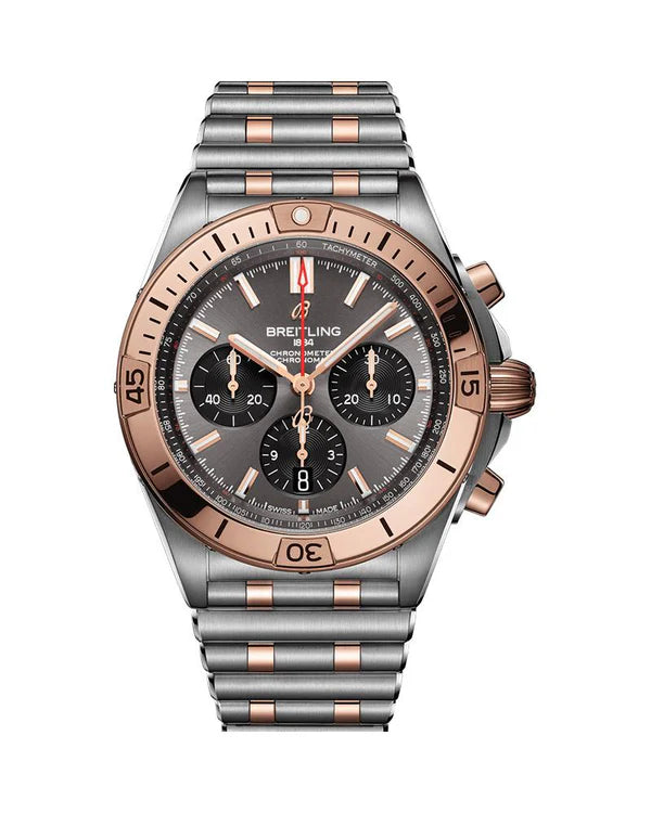 Luxury Two-Tone Chronograph Watch for Men