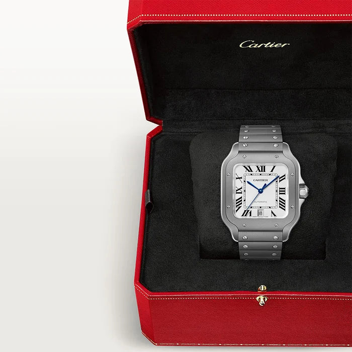 Luxury Silver Stainless Steel Watch for Men