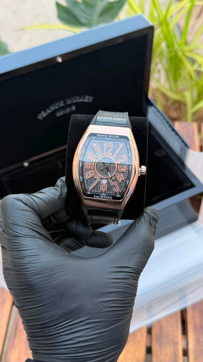Franck Muller Vanguard Yachting Black Dial Automatic Luxury Watch