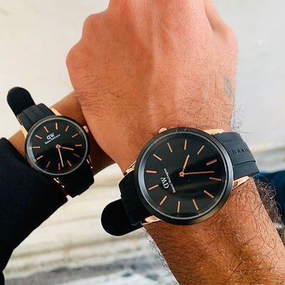 Golden Romance Couple Watch