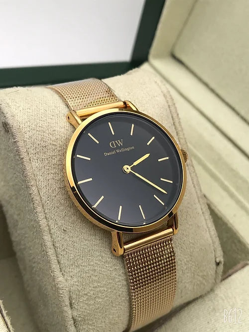 Luxury Rose Gold Mesh Strap Watch for Women