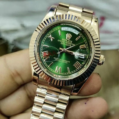 Rolex Emerald Gold Automatic Men’s Watch