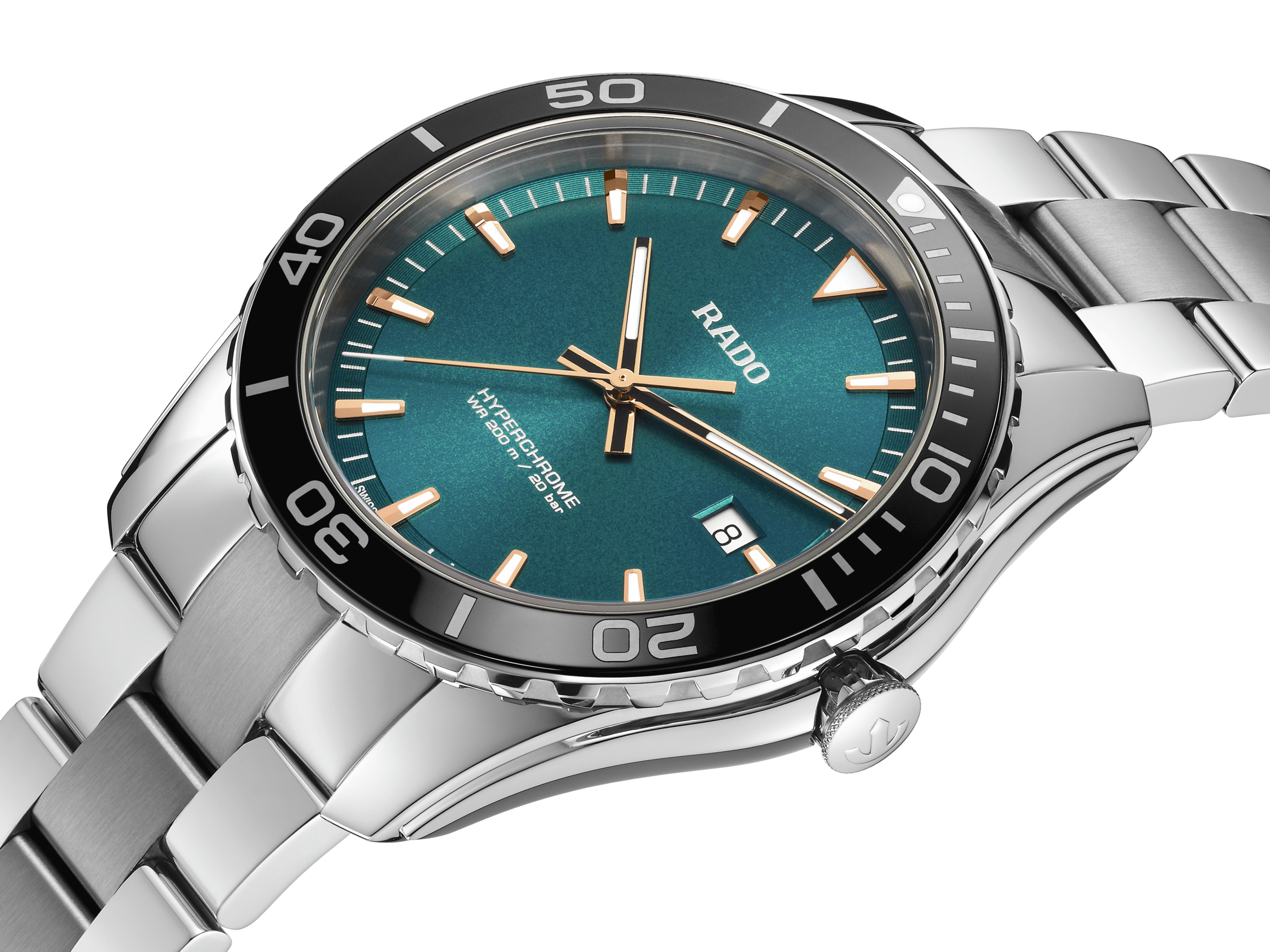 Black ceramic rotating bezel