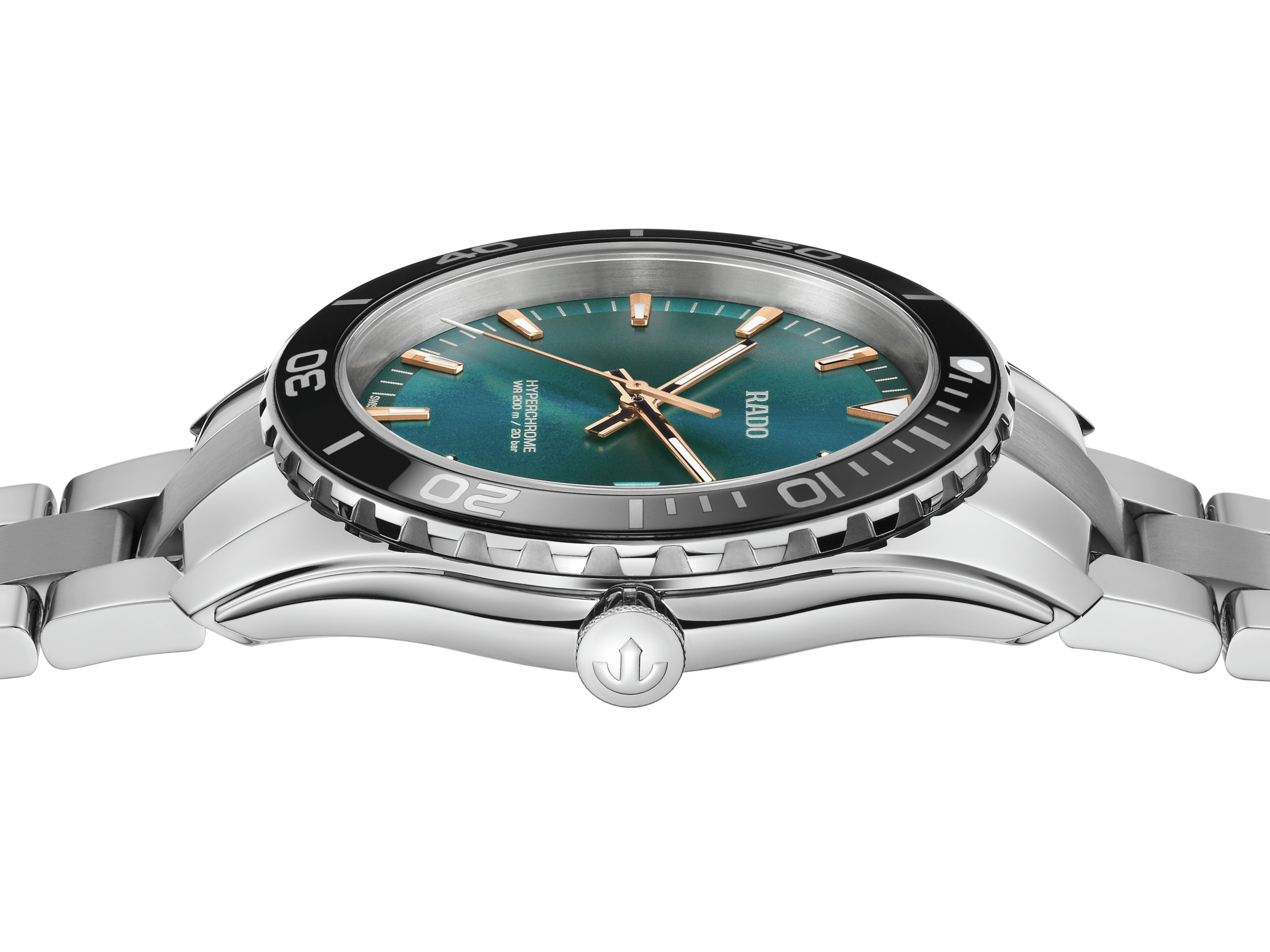 Black ceramic rotating bezel
