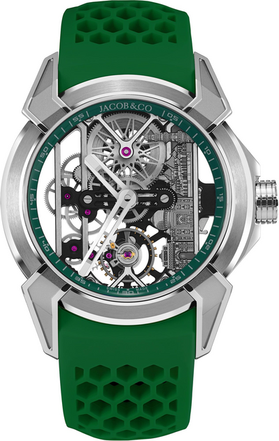 Jacob & Co. Epic X Titanium Green Neoralithe Inner Ring