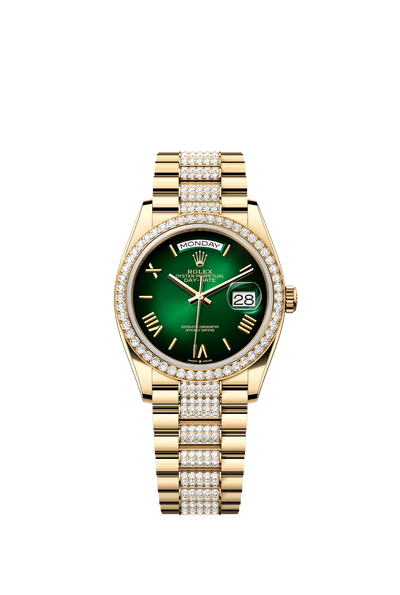 Rolex Emerald Gold Automatic Men’s Watch